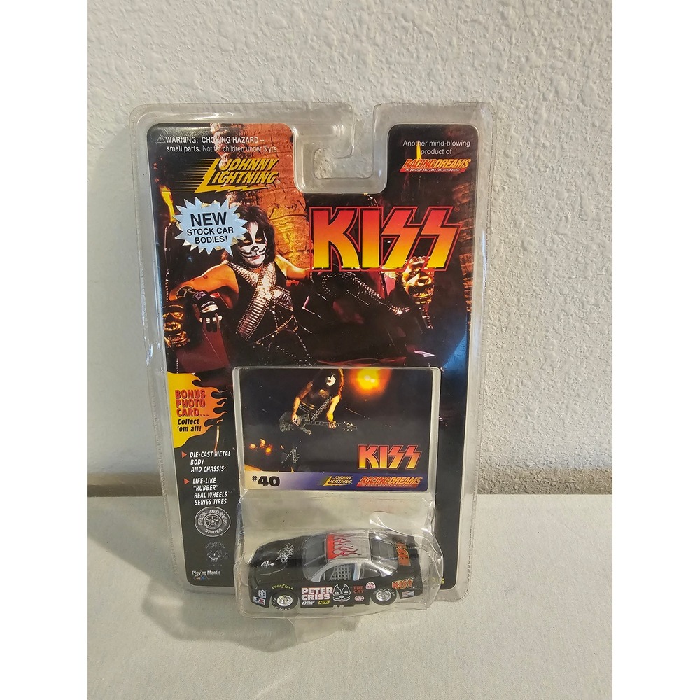 Johnny Lightning 1:64 KISS Peter Criss The Cat Die-Cast Stock Car #40